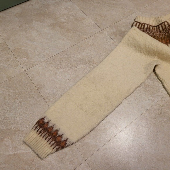 VTG Sears Sportswear Mens L Large Mohair Fuzzy Crewneck Pullover Sweater - Picture 13 of 16